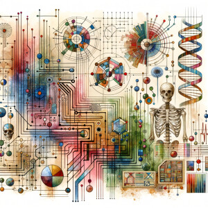 The golden ratio, Minimalist art Circuit, boards, circuitry, dia...