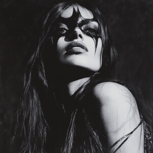 Masterpiece portrait of Indian woman dressed as the vigilante Th...