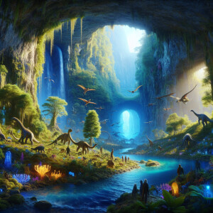 Imagine the Hollow Earth theory brought to life, with a vast sub...