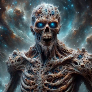 A decayed incredible hulk in the style of H.P. Lovecraft. Hulk a...