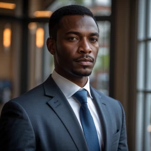 Photography, photo for resume, a business leader man in a formal...