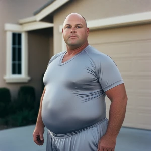 A portrait of a 40-year-old Caucasian male from Southern Califor...