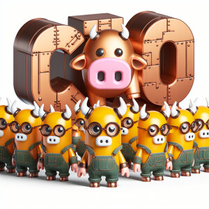Cartoon yellow minions in round glasses from Despicable Me aroun...