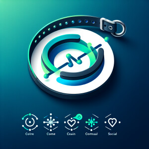 Design a sleek and modern logo for 'SmartPet' that reflects a fu...