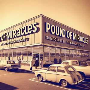 A photograph from 1972 is the exterior of a supermarket called “...
