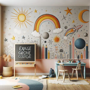 Альтернативные графические решения в детской комнате