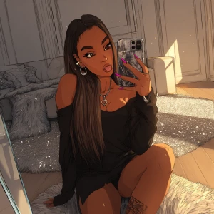 a surreal and vibrant cinematic photo of a semi-realistic digita...