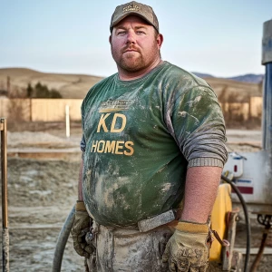 Curtis Kowe a 35 year old Caucasian male who is using  a concret...