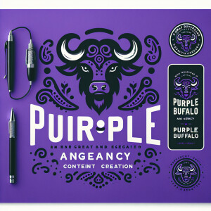 Create a powerful, dynamic, creative logo for a brand creation a...