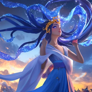 Alien Princess cosmic devour --sref 12