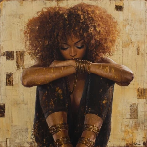 FULL BODY VIEW LENGTH IMAGE Ethereal impressionist oil painting...