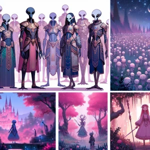 Создайте изображение в сказочном, фентезийном стиле: молодая дев...