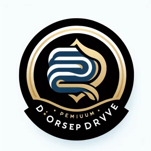 Create an elegant logo for the premium service "Doorstep Drive"...