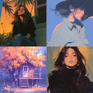 Сделай красивую природу в оранжевых тонах