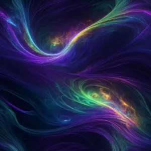 A mystifying plasma phantom, its ethereal form twisting and swir...