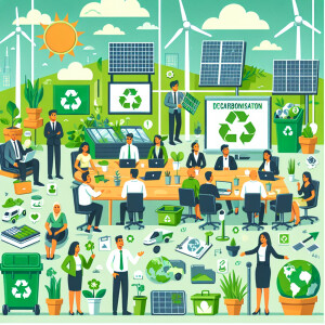 a background picture that has various elements in it linked to t...