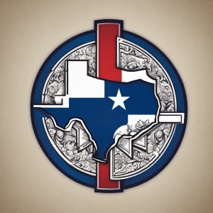 Create a logo with a circular design inspired by tattoo art, usi...
