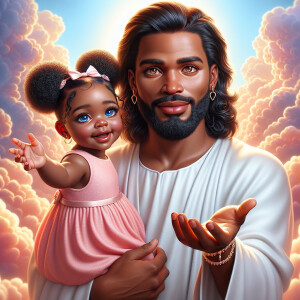 Create a 3D realistic artwork featuring the phrase 'Jesus Saves'...