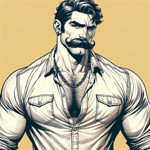 A man resembling Pablo Escobar