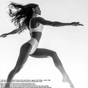 *“A high-contrast, black-and-white cinematic video of Dahlia Val...