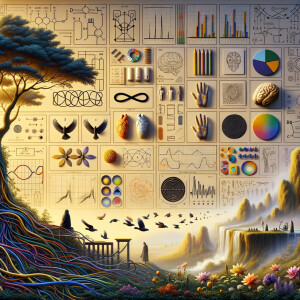 The golden ratio, Minimalist art Circuit, boards, circuitry, diagrams Cellular structures, DNA, circuit boards, colorful wires,  asian and Egyptian  graffiti, lie detector graphs, cardio, printout , branches infinity sign, cave, Art, handprints, distant birds flying, flowering vines, abstract gestural painting, dna, gears