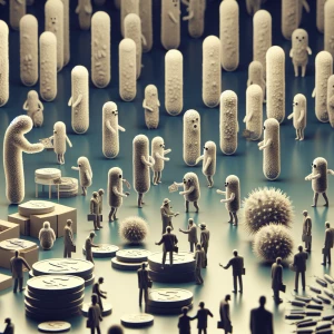 Germs with anamorphic characteristics taking on human-like behav...