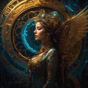 A neo-victorian luminous singularity event unfolds in an intrica...