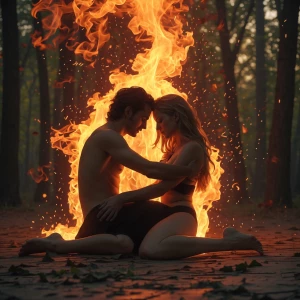 You’re burning for me, aren’t you?” I murmur, my voice low, know...