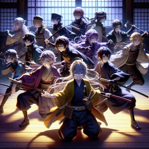 In the dead of night, a shadowy group of ninjas silently infiltr...