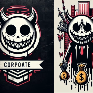 Create clean and professional logos.
Create a bold horror diffic...