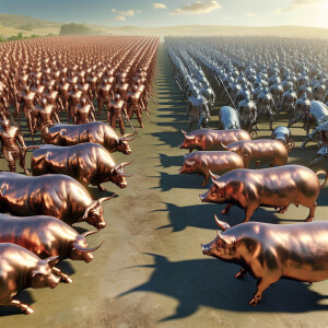 Army copper bulls vs army pigs