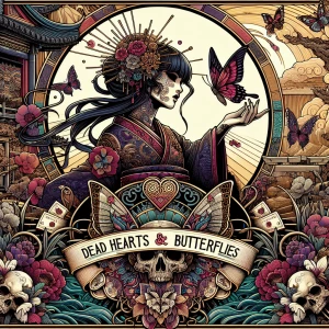 Shaped Logo
 brand name [Dead Hearts & Butterflies]
Anime logo
E...