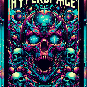 Poster of deathcore band “hyperspace”