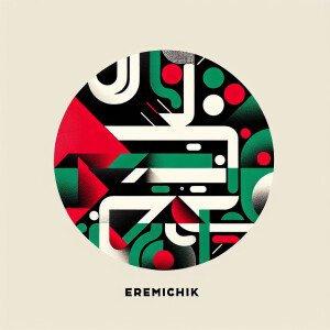Create a design featuring the text 'Eremchik' inspired by the co...