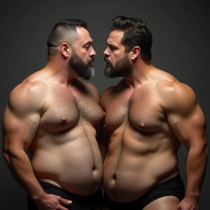 César y Raúl tienen el pene igualito y con esos musculosos cuerp...