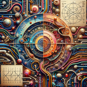 The golden ratio, Minimalist art Circuit, boards, circuitry, diagrams Cellular structures, DNA, circuit boards, colorful wires,  asian and Egyptian  graffiti, lie detector graphs, cardio, printout , branches infinity sign, cave, Art, handprints, distant birds flying, flowering vines, abstract gestural painting, dna