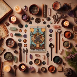 Show I the magic of this 10 of disks,now who does it bring to I,...