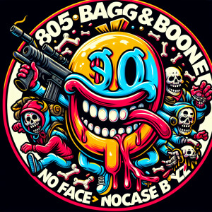 Design a highly intricate and comic like vivid circular logo fea...