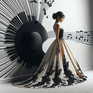 Hyper realistic high definition photography of a women standing...