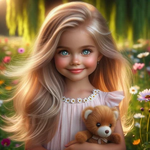Cute blonde girl