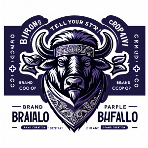 Create a powerful, dynamic, creative logo for a brand creation a...