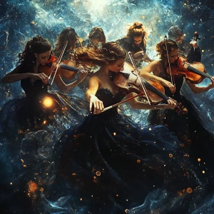 Orchestral Music Album Cover, Group, Realistic