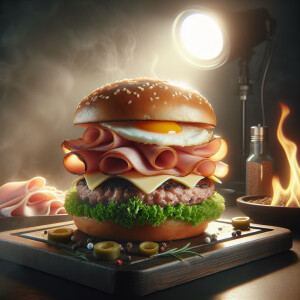 A steaming shit sandwich