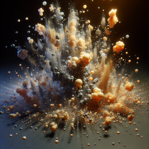 simple overflow of buoyant particles