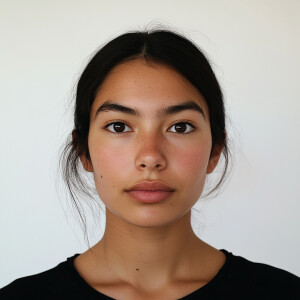 A 19-year-old Californian woman with Ecuadorian features, a clea...