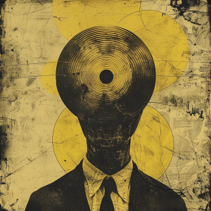 Create a piece of art that combines elements of hypermodernism,...