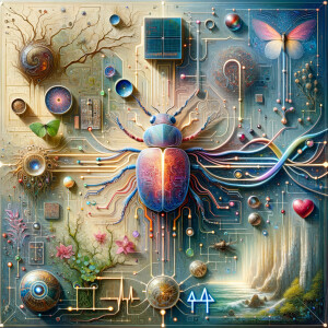 The golden ratio, Minimalist art Circuit, boards, circuitry, diagrams Cellular structures, DNA, circuit boards, colorful wires,  asian and Egyptian  graffiti, lie detector graphs, cardio, printout , branches infinity sign, cave, Art, handprints, distant birds flying, flowering vines, abstract gestural painting, dna