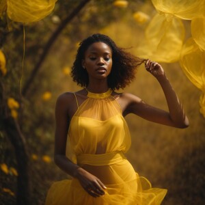beautiful slender South African girl, 25 years old, wearing a tr...