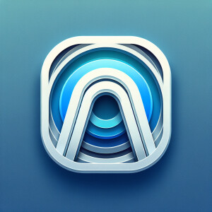 “Design a modern app icon for the Arc Browser in the style of iO...