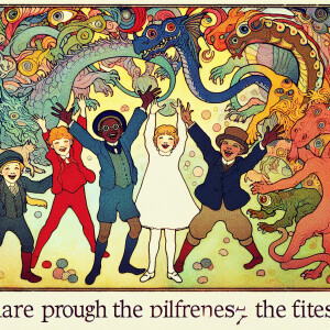 | 81. | Whimsical                  | Playful mixed ethnicity chi...